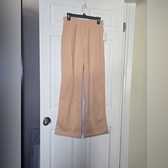 Hippie Rose GOOD VIBES Sweatsuit Sand Color Sz Medium NWT Full Zip Hoodie Pants - Picture 9 of 13